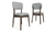 Silla madera Eyra tapizada Pergamino Muebles - comprar online