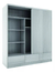 Placard corredizo 1,80mts Premium 2ptas 3 cajones - comprar online