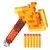 Nerf Minecraft Firebrand, hacha explosiva de dardos - Acá Toy Juguetería