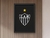 Quadro Clube Atlético-MG com moldura
