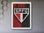 Quadro do São Paulo com Efeito com moldura