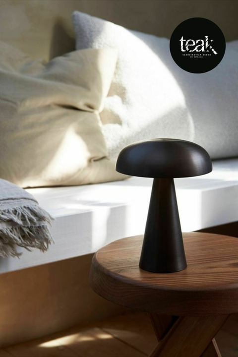 ABAJUR PRETO MUSH GRANDE