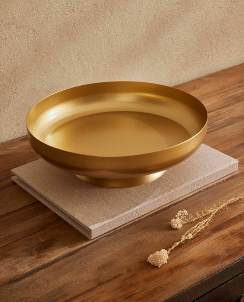 CENTRO DE MESA DOURADO FOSC0 - GRANDE - comprar online