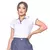 Camisa Polo Feminina Baby Look Manga Curta Cores Variadas - comprar online