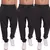 Kit 3 Calças Masculinas Jogger Slim Tactel Casual - comprar online