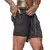 Short masculino 2 em 1 de secagem rápida para corrida treino