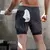 Calção de corrida 2 em 1 na internet