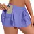 Short Feminino de cintura alta estiramento atlético treino ativo fitness - loja online