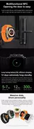 2024 New N22 Smart Watch 2 in 1 TWS Wireless Bluetooth Earphone NFC Sports Fitness Health Testing Men Women Smartwatch Earbuds na internet