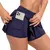 Short Feminino de cintura alta estiramento atlético treino ativo fitness na internet