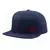Boné Aba Reta Azul Marinho Hype Snapback Relaxado Masculino Original - Pulse Fitness