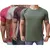 Kit 4 Camisetas Masculinas Lisa Básica Slim - comprar online