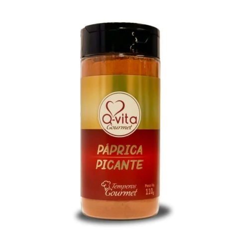 Páprica Picante 110g Qvita Tempero Gourmet