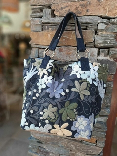 Bolso bordado Roma negro