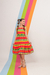 Vestido LARANJAS TROPICAIS - Belo Kolorê