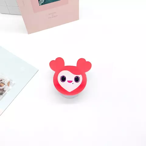 Paquete de 10 Twice Pop Socket Fanmade Lovely Chaeyoung Ver. Rojo