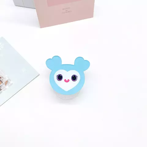 Paquete de 10 Twice Pop Socket Fanmade Lovely Nayeon Ver. Azul Claro