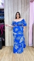 Vestido longo com manga
