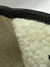 Botas De Tela C/ Cierre y Corderito Beige - La Economica