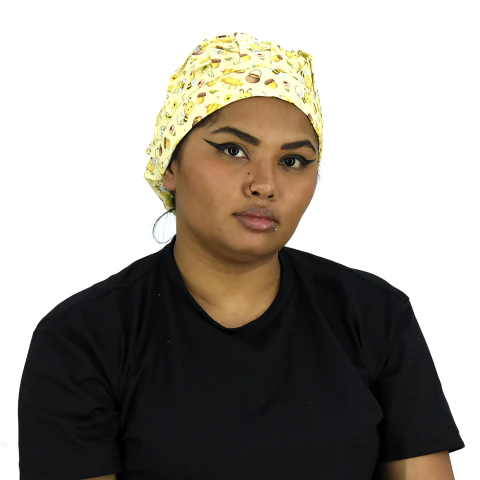 Touca Chef Com Aba Elástica Estampada na internet