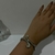 Bracelete prateado minimalista - comprar online