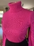 Blusa Básica gola Rolê Pink Maria Pavan - Bella Soul 