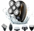 Barbeador 360° Elétrico 5 Laminas Barba Cabelo Recarregável