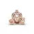 Charm Recubrimiento en Oro Rosa de 14k de carruaje brillante Cenicienta de Disney - comprar en línea