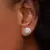 Aretes Pandora Logo Insignia Pendientes Botón Plata - comprar en línea