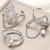 Set Anillos x3 Moon and Chains- 5 - tienda online