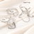 Imagen de Set Anillos x3 Moon and Chains- 5