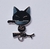 Dije Black Cat -4 en internet