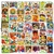 Set x50 Stickers 1 -3