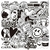Set x50 Stickers 6 -3