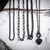 Set Collares Negros Relicario -5 - comprar online