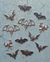 Set dijes Bats x6 pares -3 - comprar online