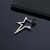 Par de Aros Estrella ACERO -4 - comprar online