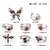 Set Anillos x8 Red -5 - Artefacto 