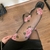 Medias Negras Flor -3 - comprar online