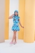 Conjunto Saia Balonê Stitch Azul na internet