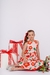 VESTIDO LIZ NUDE FLORES - LALABEE - moda infantil divertida