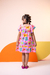 Vestido Flu Flu Rosa Gatinho - LALABEE - moda infantil divertida