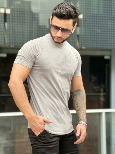 Camiseta KLZ Gola O (Areia)