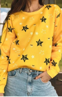 buzo frizado estrella