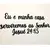 Frase Eu e Minha Casa Serviremos Ao Senhor em MDF Decoração * - *