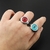 Naruto Akatsuki Anime Anéis para Crianças, Itachi Figura Cosplay, Acessório de Ação, Jóias Cool para Meninos, Presentes Infantis, Brinquedos, 10 peças