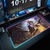 League of Legends - Mouse Pad da Jinx bordado com LED! - Wild Rift