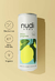 Nudi Soda Citrus Jengibre – Refresco natural carbonatado con electrolitos y sin azúcar. Bebida funcional en lata de 355ml con un sabor refrescante de limón y jengibre.