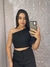 Cropped em Alfaiataria um ombro só - comprar online