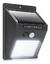 Luminária Luz Solar Arandela 30w Led Prova D'agua Parede Cor Preto 110v/220v - comprar online